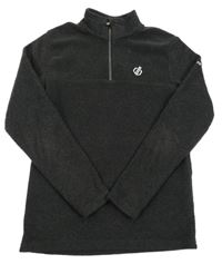 Tmavošedo-vzorovaná fleeová funkčná mikina Dare 2B