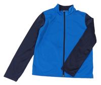 Modro-tmavomodrá športová prepínaci mikina Decathlon
