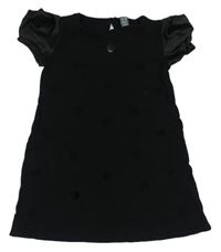 Čierna tunika s flitrami Zara