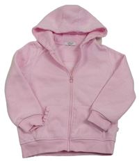 Svetloružová prepínaci mikina s kapucňou Primark
