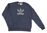 Tmavomodrá mikina s logom Adidas