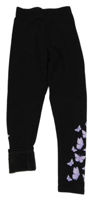 Černé zaplené legíny s motýly Primark