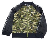 Army-tmavomodrá športová prepínaci mikina Bench