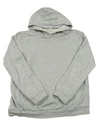 Sivá trblietavá mikina s kapucňou H&M