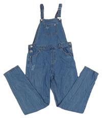 Modré laclové rifle s prošoupáním Fish&Chips