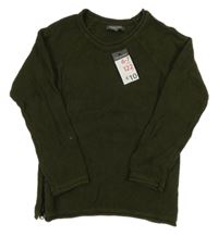 Nové - Olivový vzorovaný sveter Primark