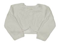 Biele svetrové bolerko George