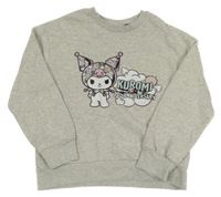 Šedá melírovaná mikina Kuromi LC Waikiki