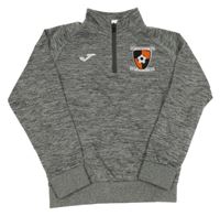 Sivá melírovaná futbalová mikina Joma