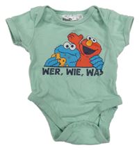 Světlezelené body Sesame street
