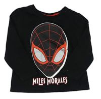 Černé triko se Spider-manem PRIMARK