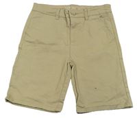 Béžové chino plátěné kraťasy Denim Co.