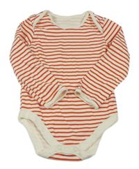 Bielo-červené pruhované body George