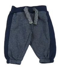 Tmavomodré melírované teplákové tepláky early days