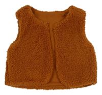 Medové huňaté podšité bolérko St. Bernard