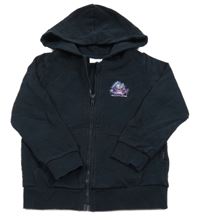 Tmavomodrá prepínaci mikina s príšerkou a kapucňou name it.