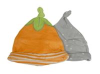 2x - Čepice - Oranžovo/zelená sametová Originals, šedá s  Originals, šedá s hvězdičkami George