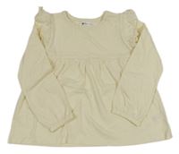 Krémová tunika s volániky s madeirou V by Very