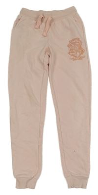 Růžové tepláky s erbem - Harry Potter