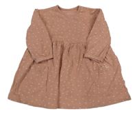 Staroružové bodkovaná é rebrované šaty Next