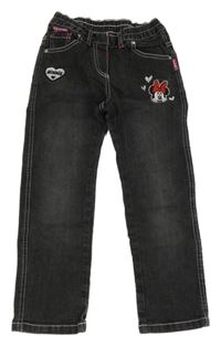 Antracitové rifle s Minnie Disney