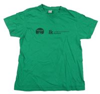 Zelené tričko s nápisom