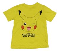 Žlté tričko s Pikachu H&M