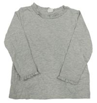 Šedé melírované triko H&M