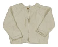 Smetanový propínací svetr M&S