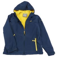 Tmavomodrá softshellová bunda s kapucí Trespass