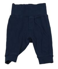 Tmavomodré ľahké tepláky H&M