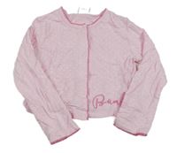 Světlerůžové puntíkaté propínací triko Disney