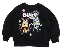 Čierna mikina s Bluey