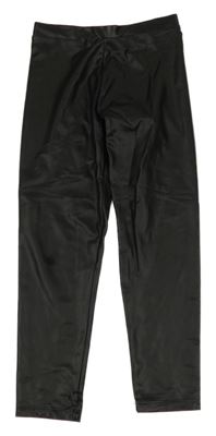 Čierne koženkové legíny Matalan