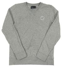 Šedá melírovaná mikina - Forty 