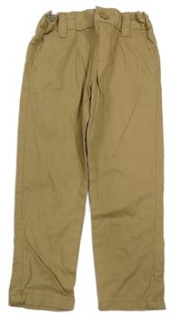 Béžové plátenné chino nohavice Denim Co.