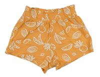 Oranžové kraťasy s ovocem Primark