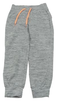 Šedé melírované sportovní tepláky H&M