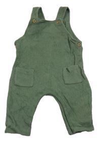 Khaki fleecové laclové tepláky George