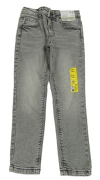 Nové - Světlešedé skinny rifle Denim Co.