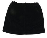 Čierna menšestrová sukňa Yigga