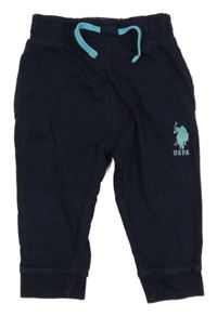 Tmavomodré tepláky s logem U.S. POLO ASSN.