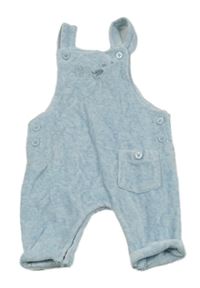 Svetlomodré zamatové na traké kraťasy so slonmi Next