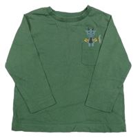 Zelené triko s drakem Alana