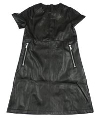 Čierne koženkové šaty Primark