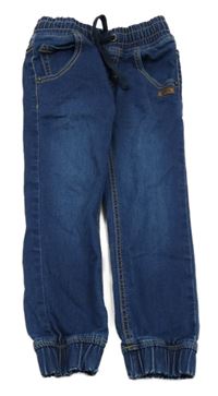 Tmavomodré teplákové cuff rifle Topolino