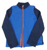 Modro-tmavomodrá prepínaci mikina Decathlon