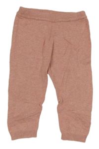 Ružové pletené tepláky Matalan