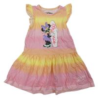 Ružovo-žlté šaty s Minnie Primark