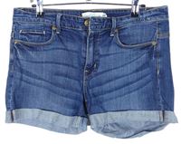 Dámske modré rifľové kraťasy H&M